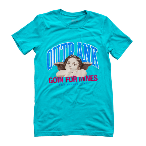 Outrank Goin For Mines T-shirt (Teal/Radiance) - Outrank