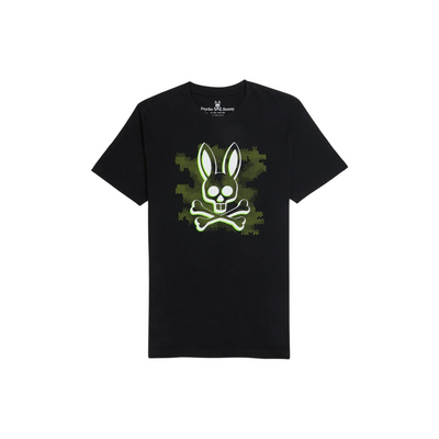 Psycho Bunny Rockaway Graphic Tee (Black) - Psycho Bunny