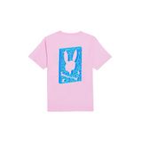 Kids Psycho Bunny Pisani Graphic Tee (Pure Pink) - Psycho Bunny