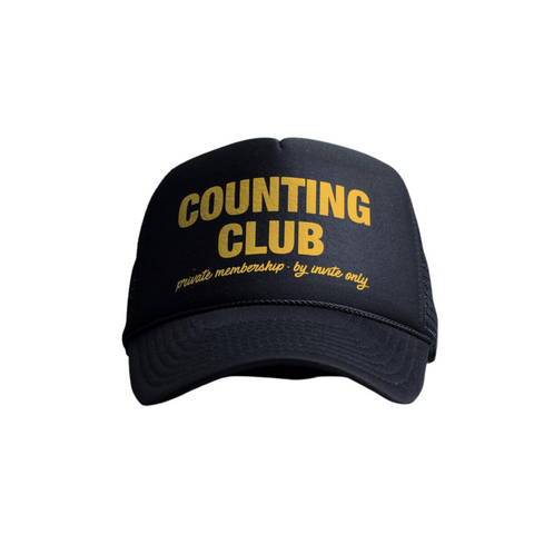 Counting Club Foam Trucker (Black/Varsity Yellow) - Counting Club