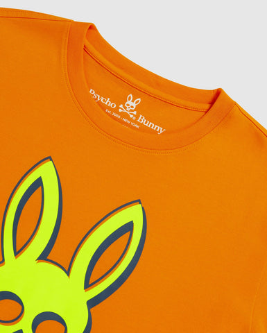 Psycho Bunny Howgate Graphic Tee (Tangelo) - Psycho Bunny