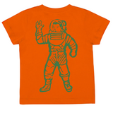 KIDS Billionaire Boys Club Astronaut SS Tee (Vibrant Orange) - Billionaire Boys Club