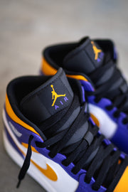 Air Jordan 1 Mid (Lakers) - Nike