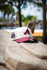 New Era Atlanta Braves 2000 ASG Good Grey UV (Off White/Burgundy) - New Era