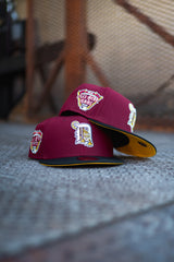 New Era Detroit Tigers 2005 ASG Yellow Gold UV (Burgundy/Black) - New Era