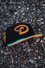 New Era Arizona Diamondbacks 1998 Inaugural Season Orange UV (Black/Mint) - New Era