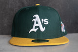 New Era Oakland Athletics ON-FIELD 1989 World Series Grey UV (Green/Gold) - New Era