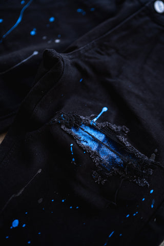 DENIMiCITY Racer Blue Jeans - DENIMiCITY