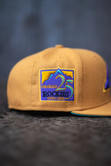 New Era Colorado Rockies 25th Anniversary Teal UV (Wheat) - New Era