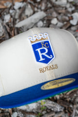 New Era KC Royals 25th Anniversary Green UV (Off White/Royal) - New Era