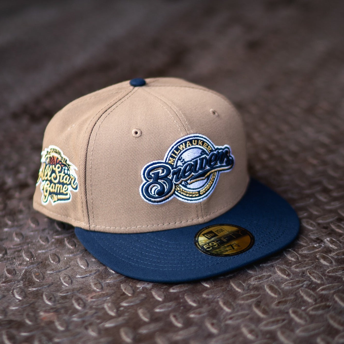 New Era Milwaukee Brewers 2002 ASG Green UV (Khaki/Navy) - New Era