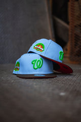 New Era Washington Nationals Stadium Patch Red UV (Baby Blue/Brown) - New Era