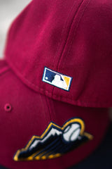 New Era Colorado Rockies 25th Anniversary Gold UV (Burgundy/Navy) - New Era