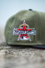 New Era Anaheim Angels 2010 ASG Red UV (Olive/Black) - New Era