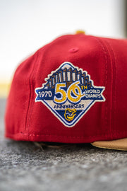 New Era Baltimore Orioles 50th Anniversary Butter UV (Red/Khaki) - New Era