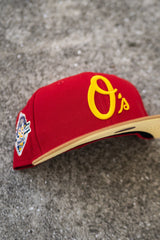 New Era Baltimore Orioles 50th Anniversary Butter UV (Red/Khaki) - New Era