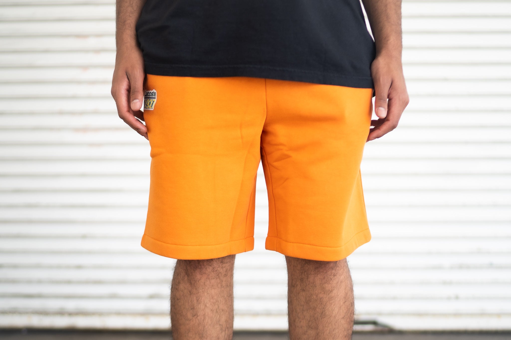 Lacoste 1927 Sweat Shorts (Orange) - Lacoste