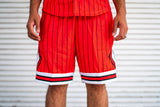 Mitchell And Ness Chicago Bulls 1997 Neon World Mesh Shorts (Red) - Mitchell & Ness