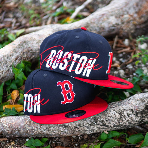 New Era Boston Red Sox Side Script Snapback - New Era