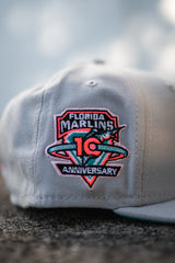 New Era Florida Marlins 10th Anniversary Teal UV (Cool Grey) - New Era