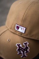 New Era New York Mets 25th Anniversary Pink UV (Khaki/Plum) - New Era