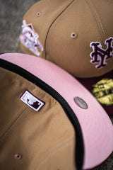 New Era New York Mets 25th Anniversary Pink UV (Khaki/Plum) - New Era