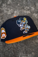 New Era Detroit Tigers Tiger Stadium Marigold UV (Navy/Rust Orange) - New Era