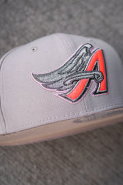 New Era Anaheim Angels 40th Anniversary Pink UV (Stone/Beige) - New Era