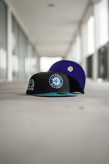 New Era Seattle Mariners 30th Anniversary Purple UV (Black/Pine) - New Era