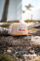 New Era Houston Astros 50th Anniversary Lavender UV (Tan/Peanut) - New Era