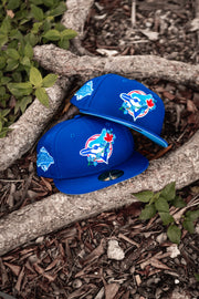 New Era Toronto Blue Jays Floral 1995 World Series Powder UV (Blue) - New Era