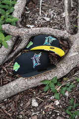 New Era Florida Marlins Cyber 1997 World Series Yellow UV (Black) - New Era