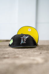 New Era Florida Marlins Cyber 1997 World Series Yellow UV (Black) - New Era