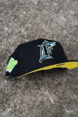 New Era Florida Marlins Cyber 1997 World Series Yellow UV (Black) - New Era