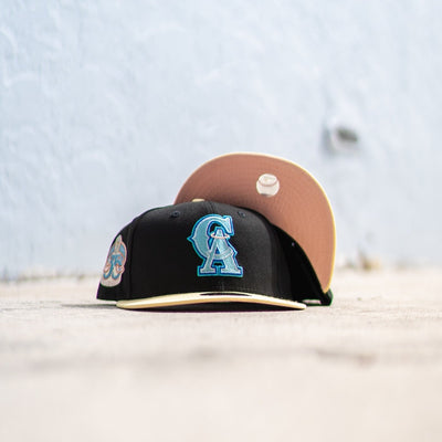 New Era California Angels 35th Anniversary Pink UV (Black/Butter) - New Era