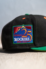 New Era Colorado Rockies 25th Anniversary Lemon UV (Black/Green) - New Era