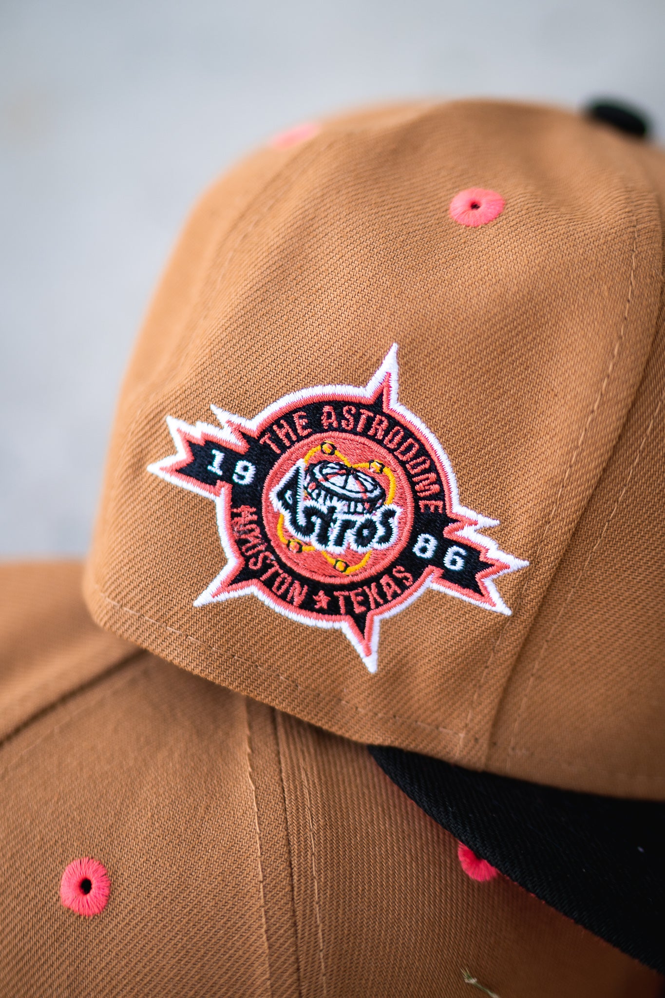 New Era Houston Astros Astrodome Stadium Infrared UV (Peanut/Black) - New Era