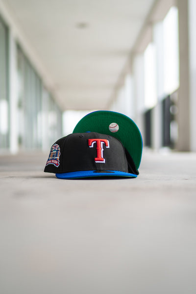 New Era Texas Rangers Final Season Good Green UV (Black/Royal) - New Era