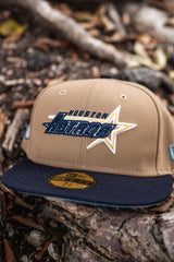 New Era Houston Astros 35th Anniversary Sky UV (Khaki/Navy) - New Era