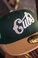 New Era Chicago Cubs Wrigley Field Off White UV (Forest/Khaki) - New Era