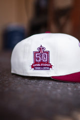 New Era Los Angeles Angels 50th Anniversary Pink UV (Off White/Maroon) - New Era