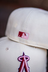 New Era Los Angeles Angels 50th Anniversary Pink UV (Off White/Maroon) - New Era