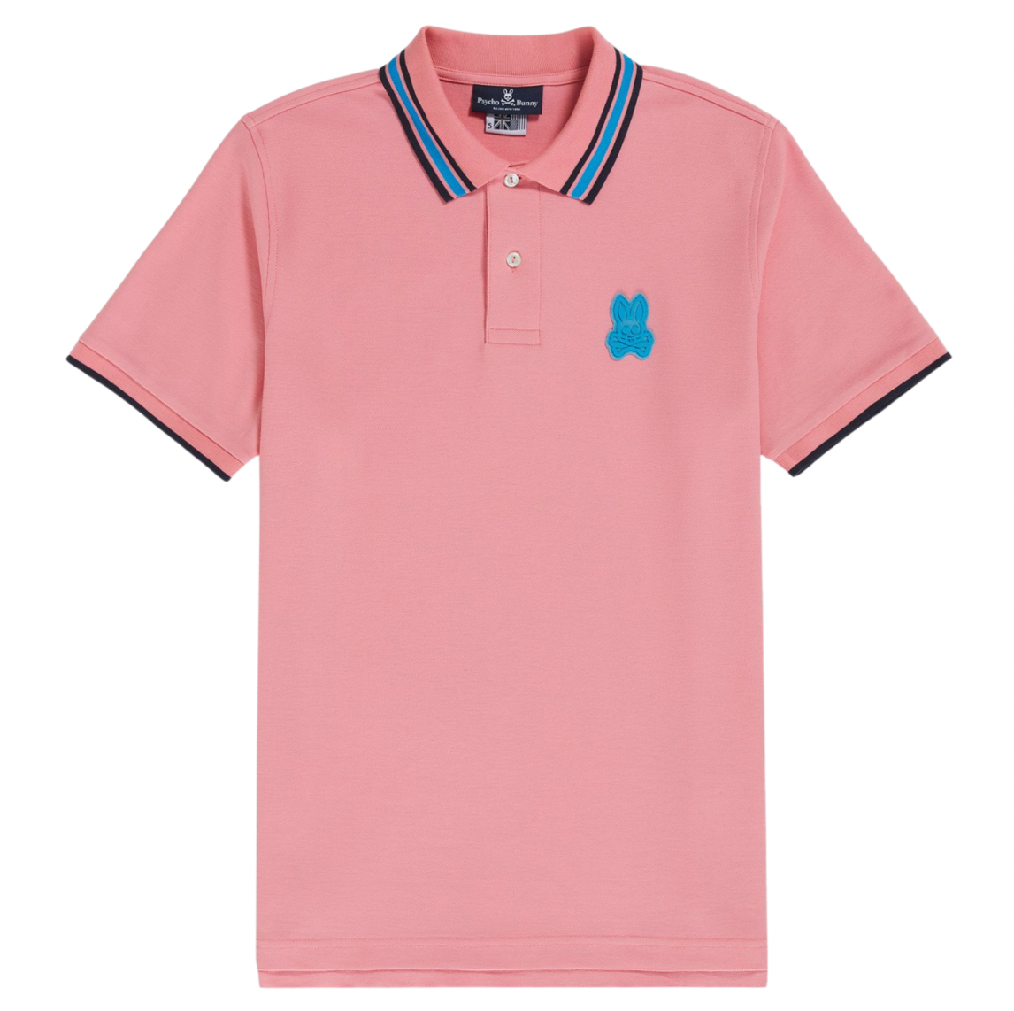 Kids Psycho Bunny Eaton Short Sleeve Polo (Winter Rose) - Psycho Bunny