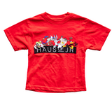 Haus Of JR KID'S LOONEY FAMILY TEE (Red) - Haus of JR