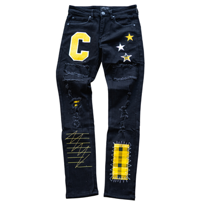 CPTL "Chapel Hill" Denim (Black/Yellow) - CPTL