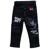 HAUS OF JR KID'S LOONEY BOSS DENIM (BLACK) - Haus of JR