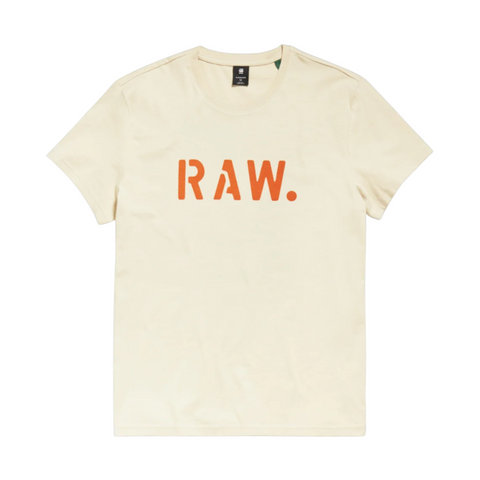G-Star RAW Stencil T-shirt (Brown Rice) - G-Star RAW