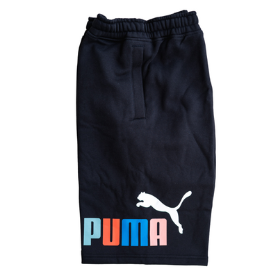 Puma Fleece Big 10' Shorts (Black) - Puma