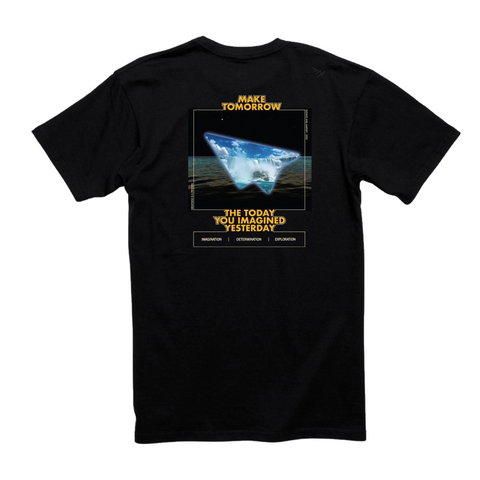 Paper Planes Beyond The Surface Tee (Black) - Paper Plane
