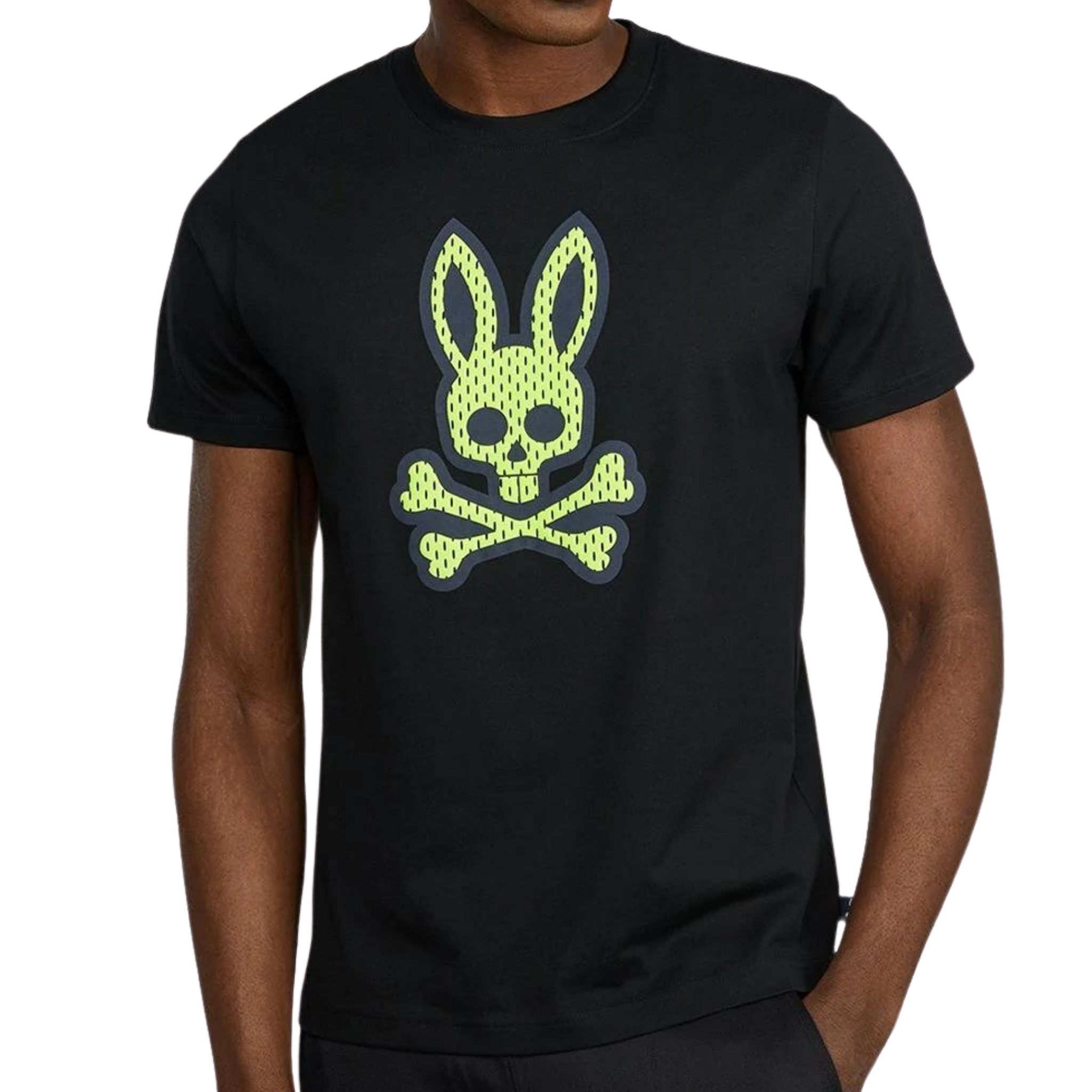 Psycho Bunny JORDAN MESH TEE (Black) - Psycho Bunny